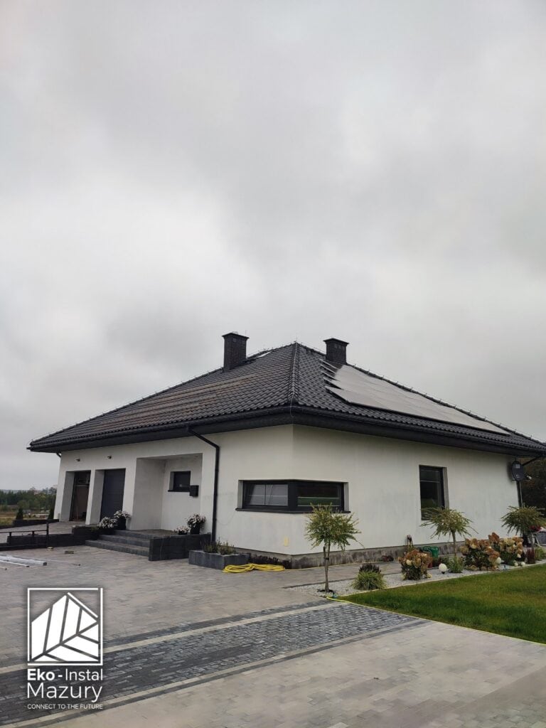 Fotowoltaika 9,8 kWp — Gołdap - realizacja Ekoinstal Mazury